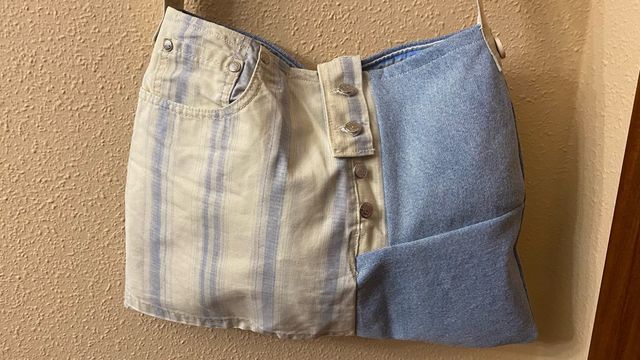 Bolso vaquero patchwork