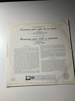 Vinilo Yehudi Menuhin Mendelssohn Beethoven