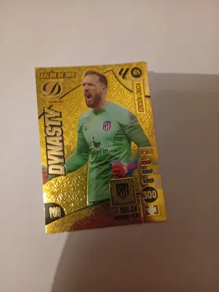 Cromo Panini Dynasty Oblak Balón de Oro