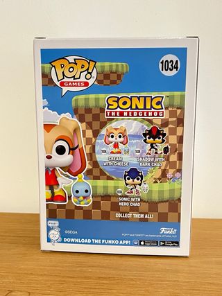 Funko Pop! Sonic Cream con Cheese 1034