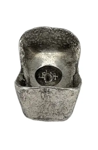 Escasa Moneda Antigua China plata dinastía Qing 