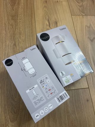Aplique LED INSPIRE Tubbo Blanco y Dorado