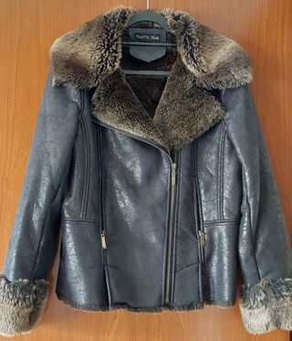 Cazadora de piel KOLETTE MANE 
