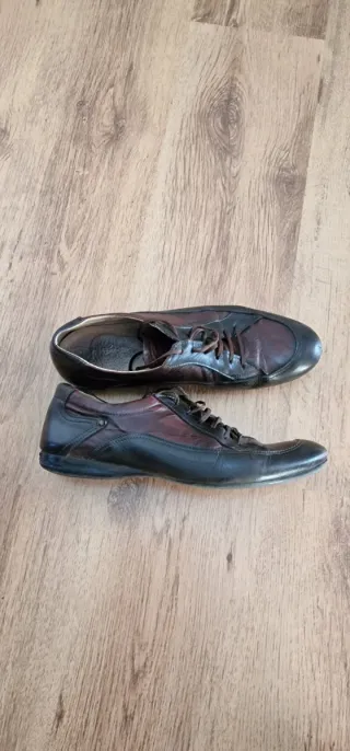 Scarpe uomo pelle marrone nero