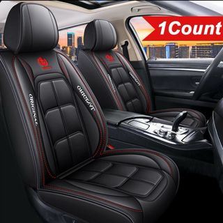 Fundas Asiento Coche Negro/Rojo