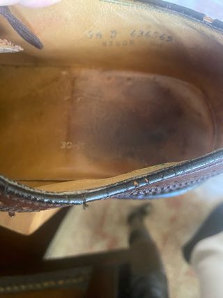 Zapatos clásicos de cordones piel cordovan