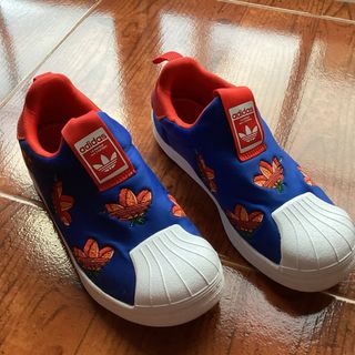 Tênis Adidas Superstar Slip-On Azul Flor tamanho34