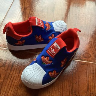 Tênis Adidas Superstar Slip-On Azul Flor tamanho34