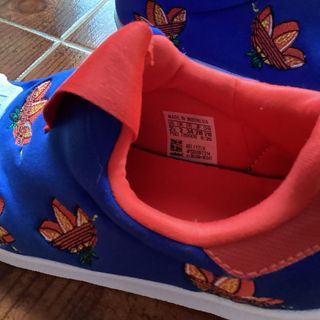 Tênis Adidas Superstar Slip-On Azul Flor tamanho34