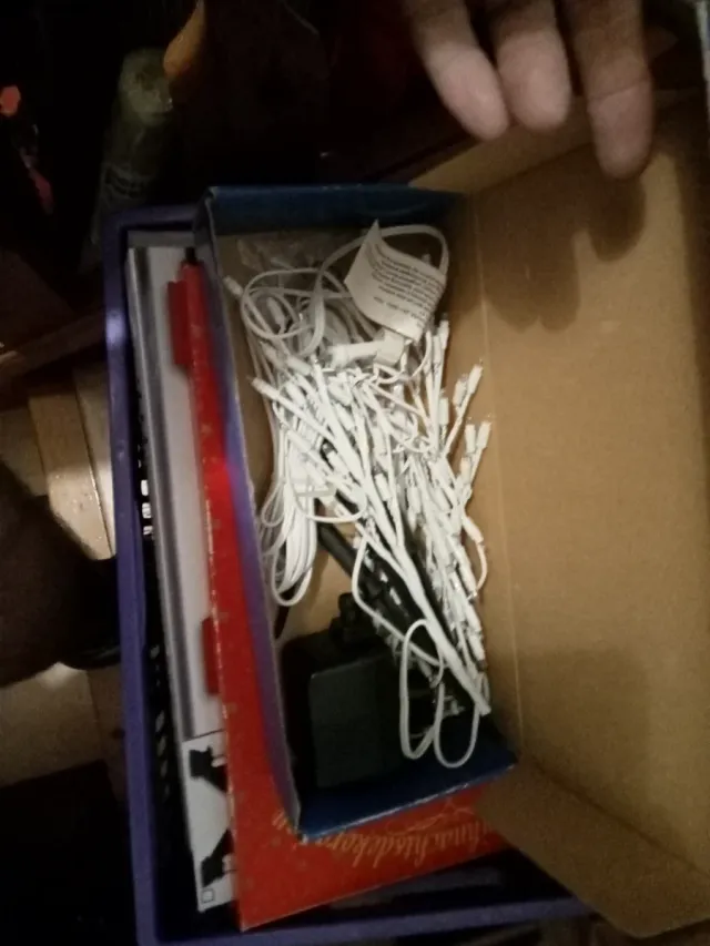 Set 4 árboles micro-luces Navidad