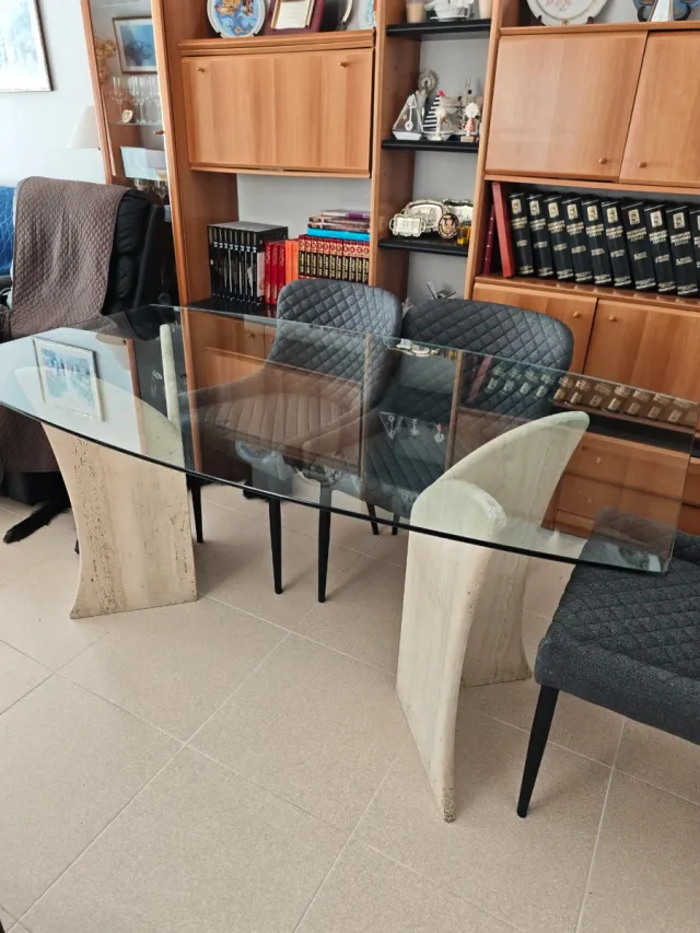 Mesa de cristal comedor