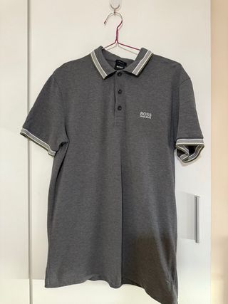 Polo Boss Gris Talla L