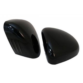 Carcasas de espejo retrovisor en Negro Brillo para