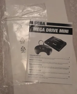 Manuale Sega Megadrive Mini e SNEs mini