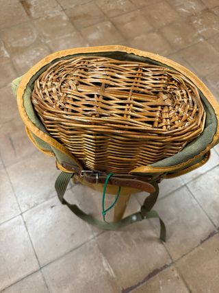 Cesta de pesca vintage