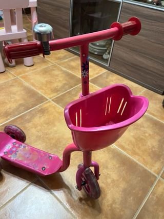 Patinete infantil 3 ruedas rosa