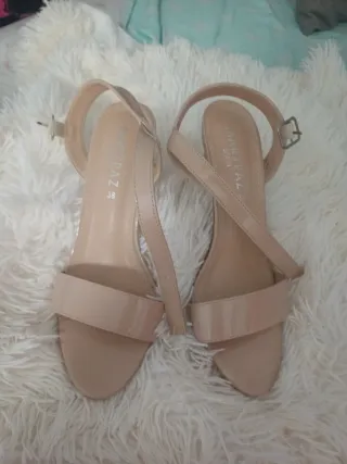 Sandalias Marypaz Beige Talla 38