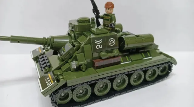 Tanque T-34 Katyusha ACS 100 compatible lego