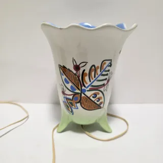 Lampada Da Tavolo Anni 50 con Decorazioni Moderne