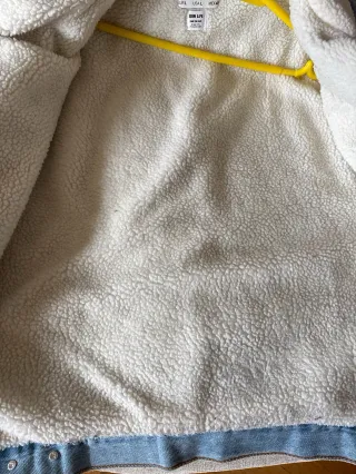 Cazadora vaquera Bershka forrada Talla L