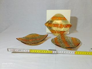 Svuotatasche in vetro decorato