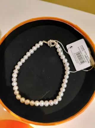 Pulsera Perlas Tous Plata