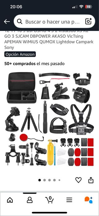 kit 50 accessori GoPro