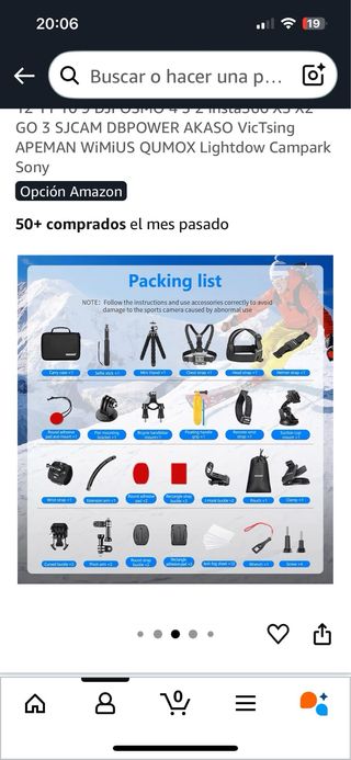 kit 50 accessori GoPro