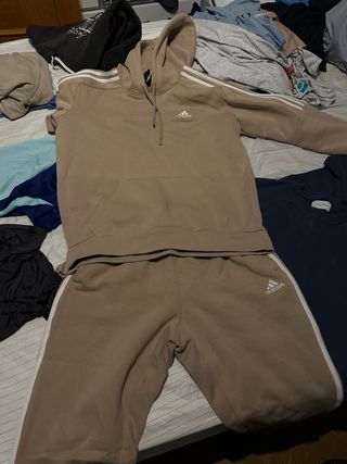 Conjunto Chándal Adidas Beige