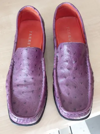 Mocasines Farrutx Piel Morado
