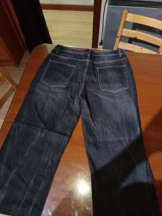 Pantalón Vaquero Ancho Azul