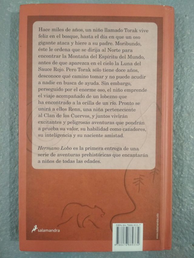 Hermano lobo
crónicas de la prehistoria