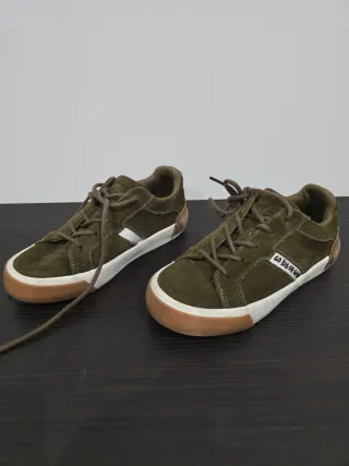 Zapatillas Zara Ante Verde Niño