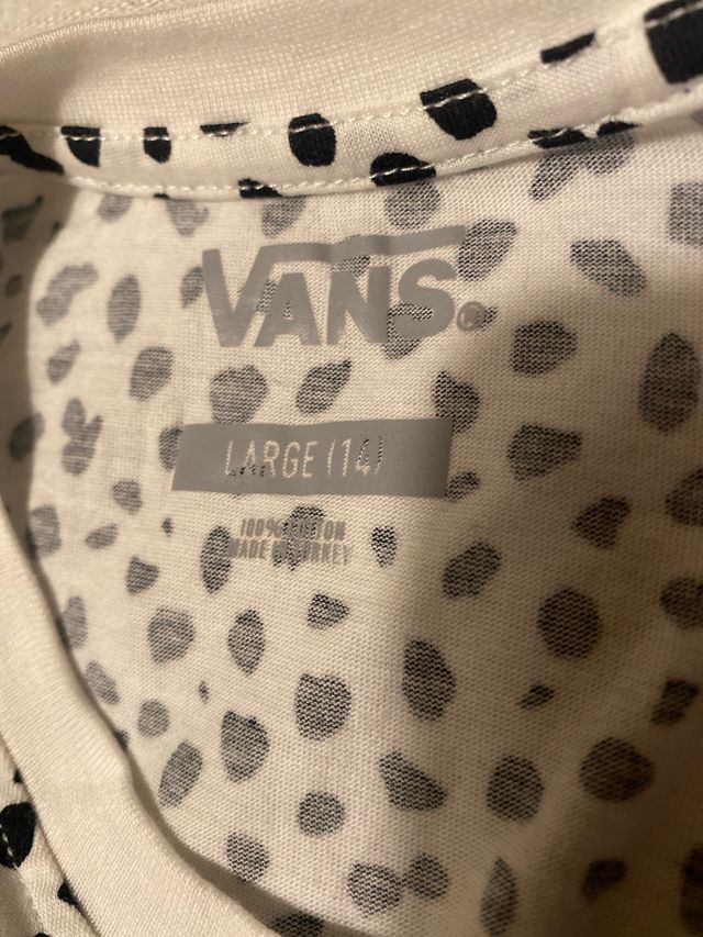 Camiseta Vans manga larga estampado 10años