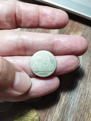 Moneda 50 céntimos 1869