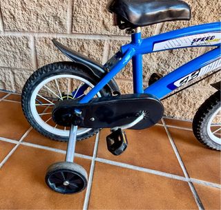 Bicicleta infantil 14 pulgadas azul