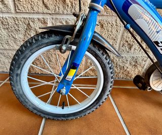 Bicicleta infantil 14 pulgadas azul
