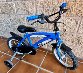 Bicicleta infantil 14 pulgadas azul