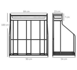 Soporte para bicicletas metálico