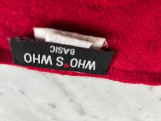 Sciarpa Who*S Who lana e cashmere ricamata