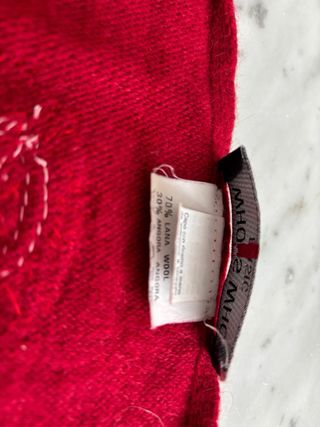 Sciarpa Who*S Who lana e cashmere ricamata