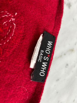 Sciarpa Who*S Who lana e cashmere ricamata