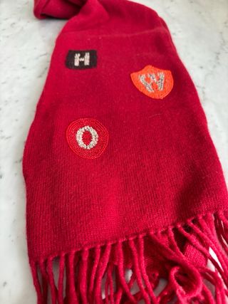 Sciarpa Who*S Who lana e cashmere ricamata