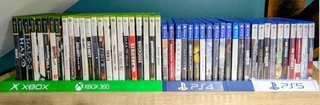 Soporte organizador para juegos de consola