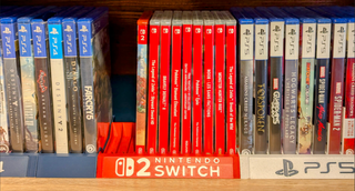 Soporte organizador para juegos de consola