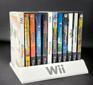 Soporte organizador para juegos de consola