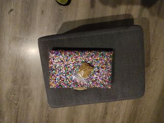 Bolso de fiesta lentejuelas multicolor