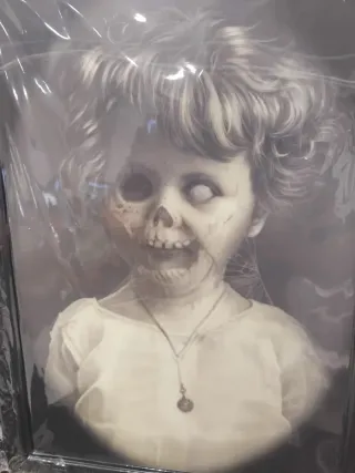 Cuadros de halloween mujer y niña 