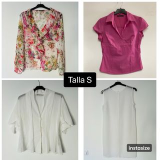 Lote 4 blusas mujer talla S por 5€ todas