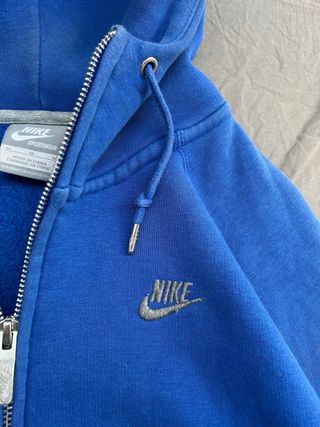 Sudadera Cremallera Nike Vintage 00s Azul